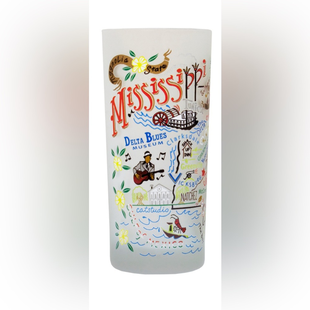 Catstudio Mississippi Drinking Glass